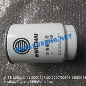 ,WEICHAI FUEL FILTER 4110002247100 1000700908 13050733