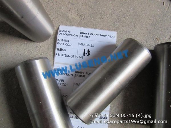 PLANET GEAR SHAFT 50M.00-15 FOTON LOVOL SHANTUI DEGONG HELI WHEEL LOADER PARTS - Image 2