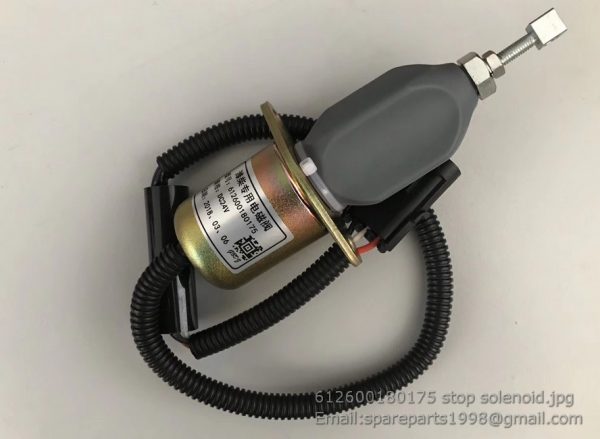 612600180175 stop solenoid WEICHAI