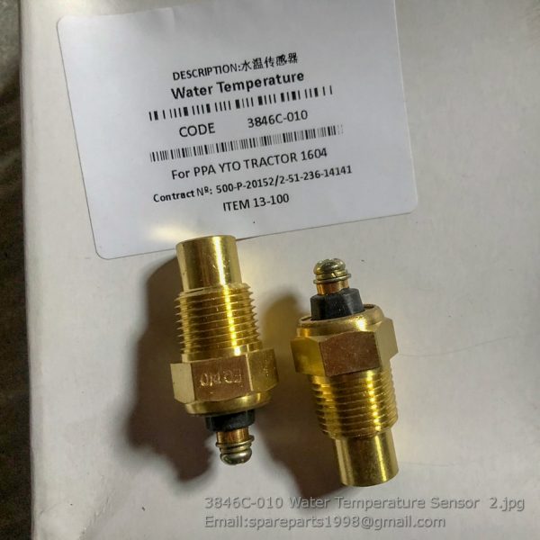 3846C-010 Water Temperature Sensor YTO-1604 SPARE PARTS