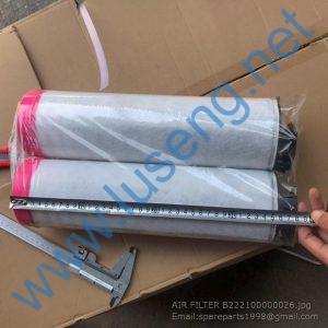 AIR FILTER B222100000026 sany