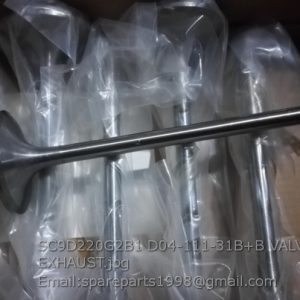 SC9D220G2B1 D04-111-31B+B VALVE EXHAUST 4110000997234 SP106300 W47008109