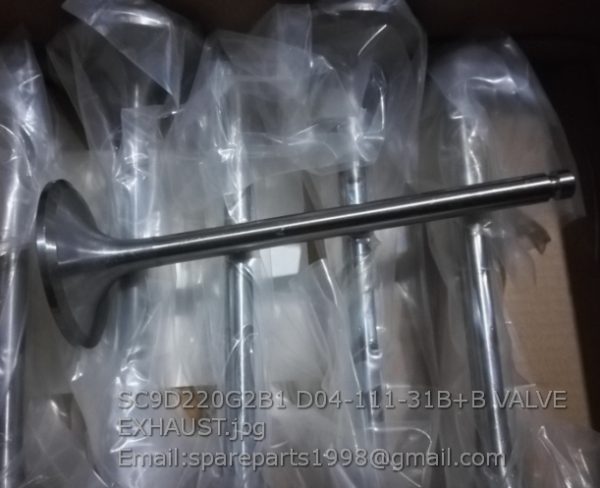 SC9D220G2B1 D04-111-31B+B VALVE EXHAUST 4110000997234 SP106300 W47008109