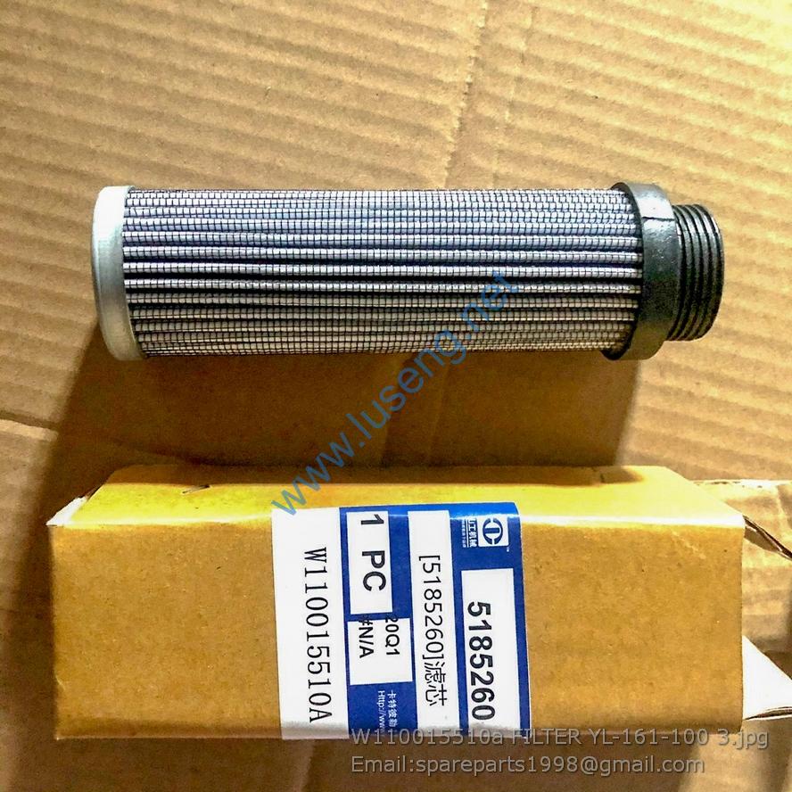 W110015510a FILTER YL-161-100 sem652b wheel loader parts
