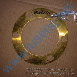 Z420020070 Trimmed gasket sem wheel loader