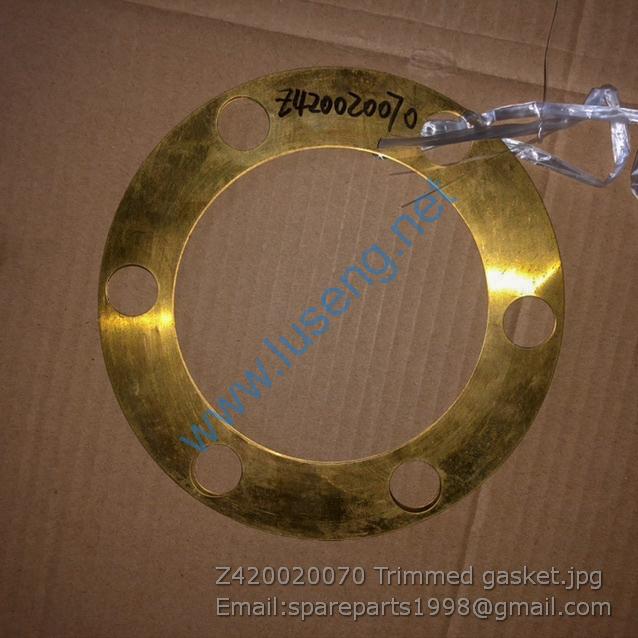 Z420020070 Trimmed gasket sem wheel loader