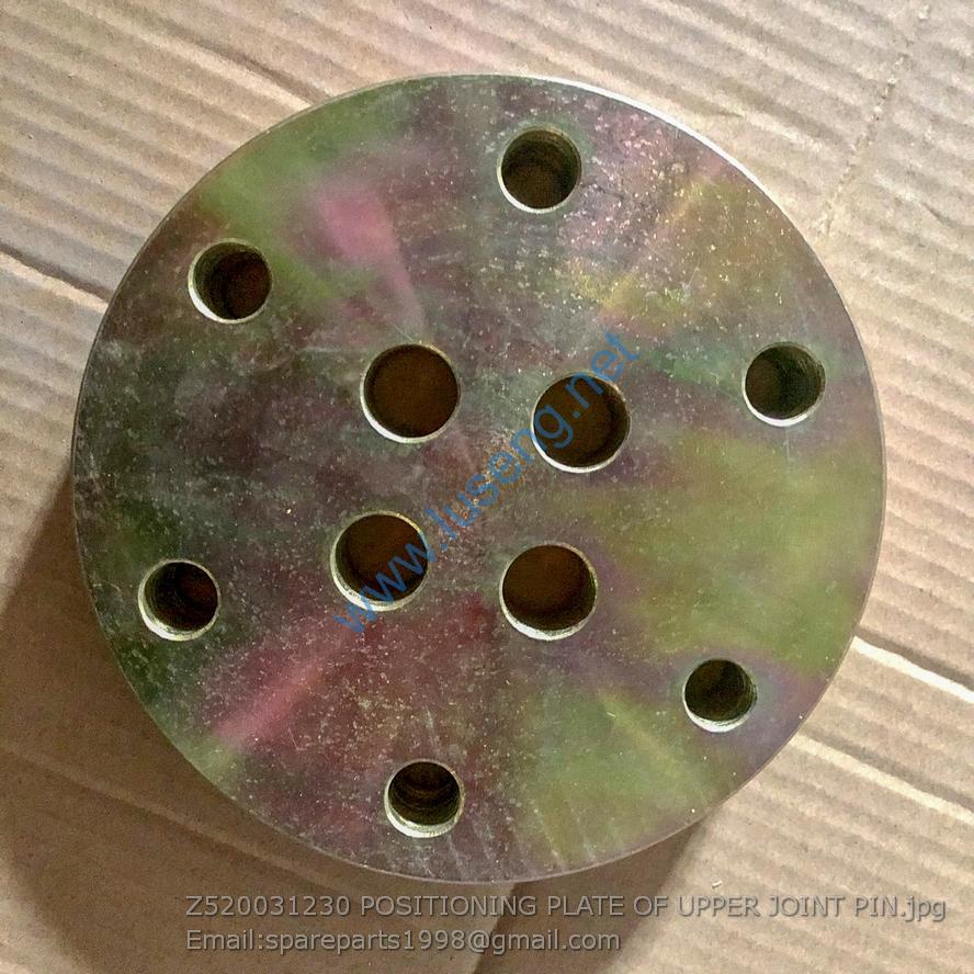 Z520031230 POSITIONING PLATE OF UPPER JOINT PIN