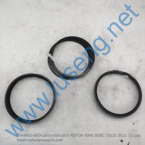 05AB601+05AL602+05AL603 PISTON RING SDEC C6121 SC11
