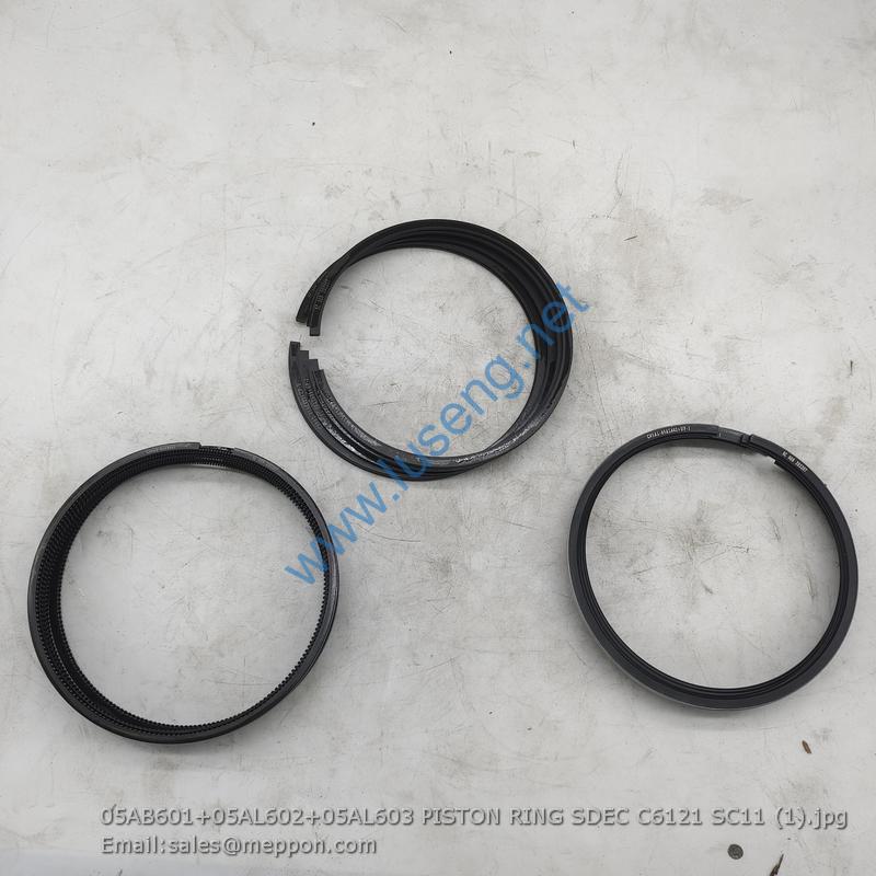 05AB601+05AL602+05AL603 PISTON RING SDEC C6121 SC11