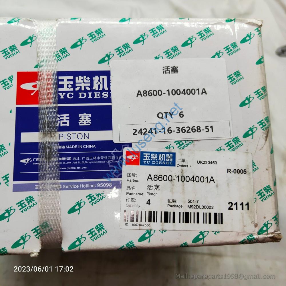 A8600-1004001A YC4A120 yuchai piston - Image 2