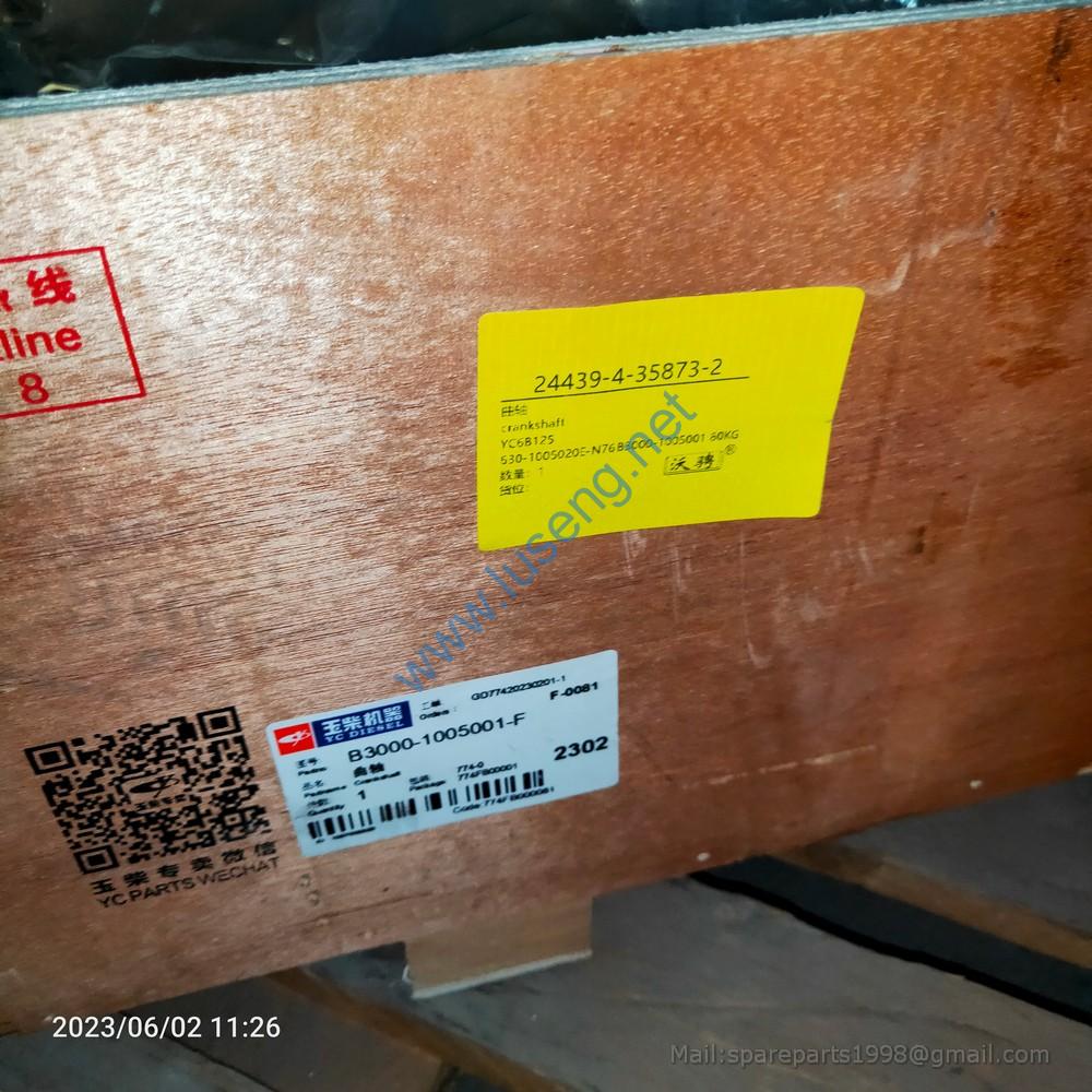 B7645-1005000 630-1005020E CRANKSHAFT YUCHAI - Image 2