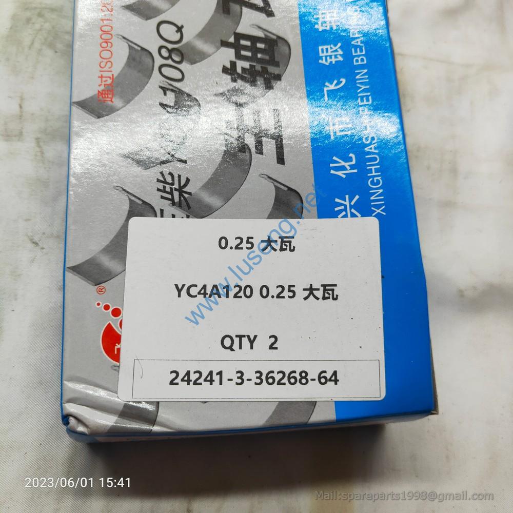 YC4A120 main bearing 0.25 yuchai