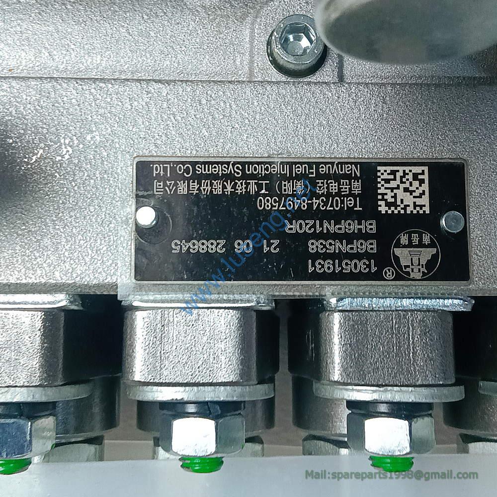 13051931 BH6PN110R B6PN538 injector weichai