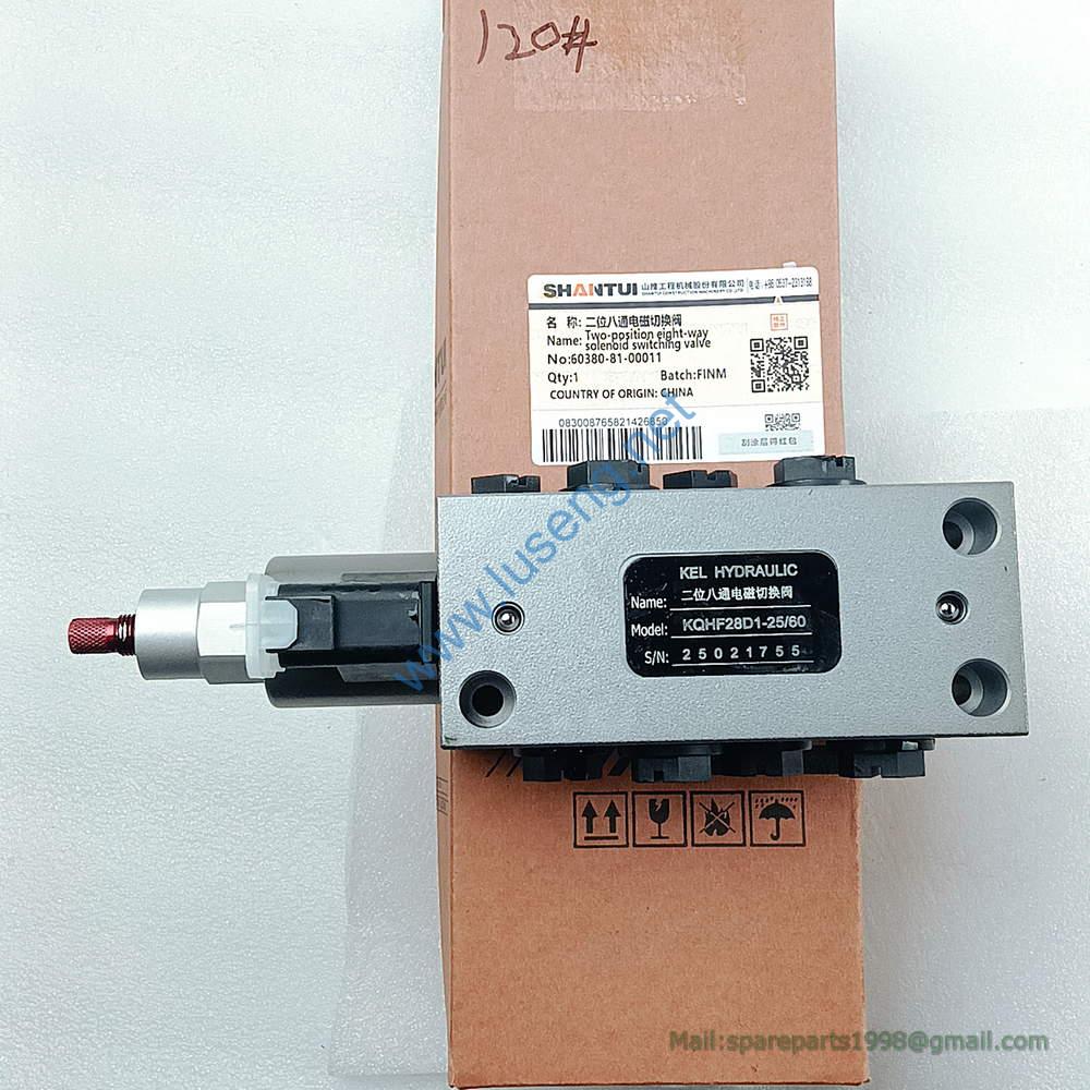 60380-81-00011 SOLENOID VALVE KQHF28D1-25 60 SHANTUI