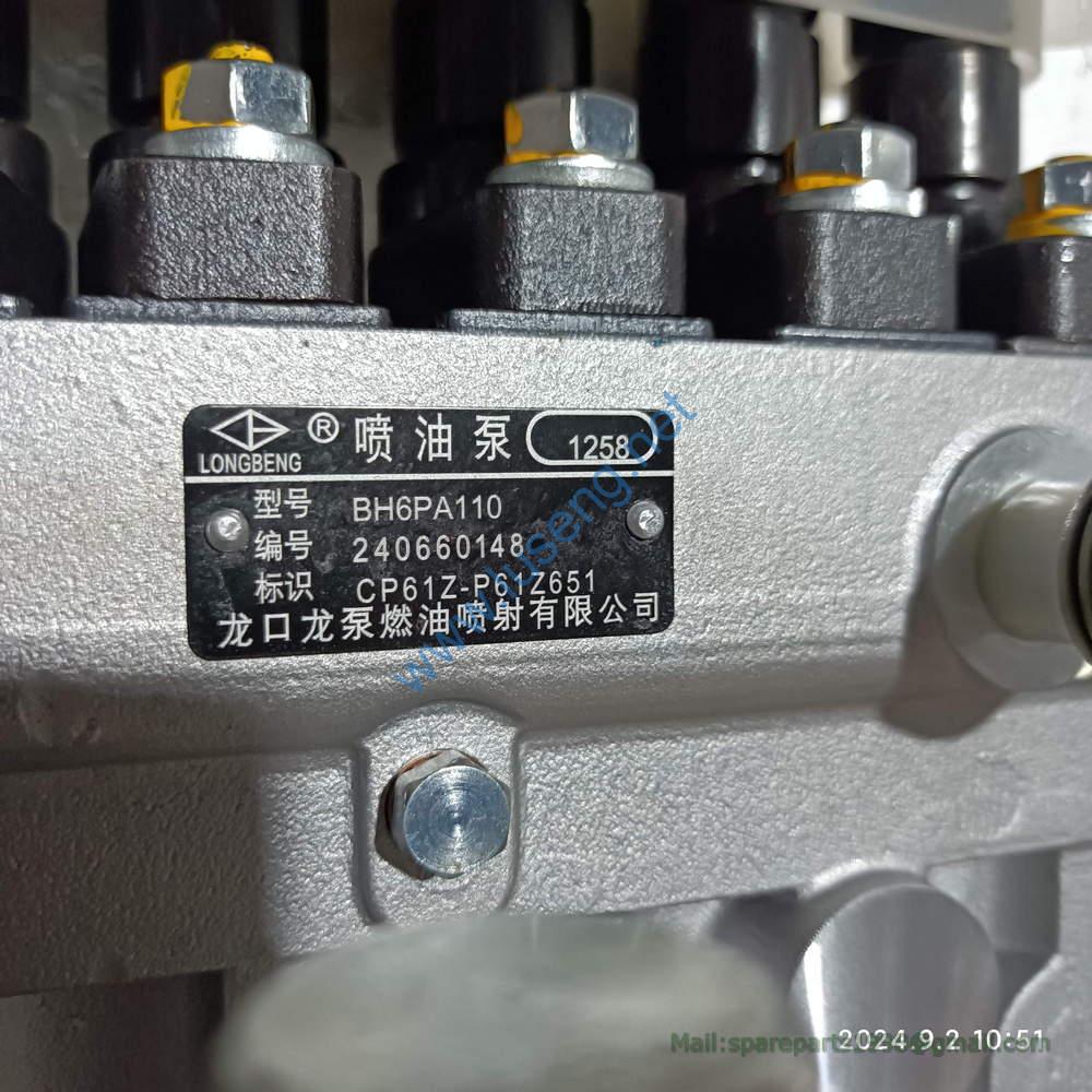 P10Z002 BH6PA110 BHT6P110 INJECTION PUMP